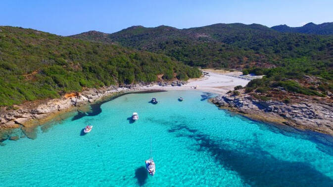 Stranden van Corsica