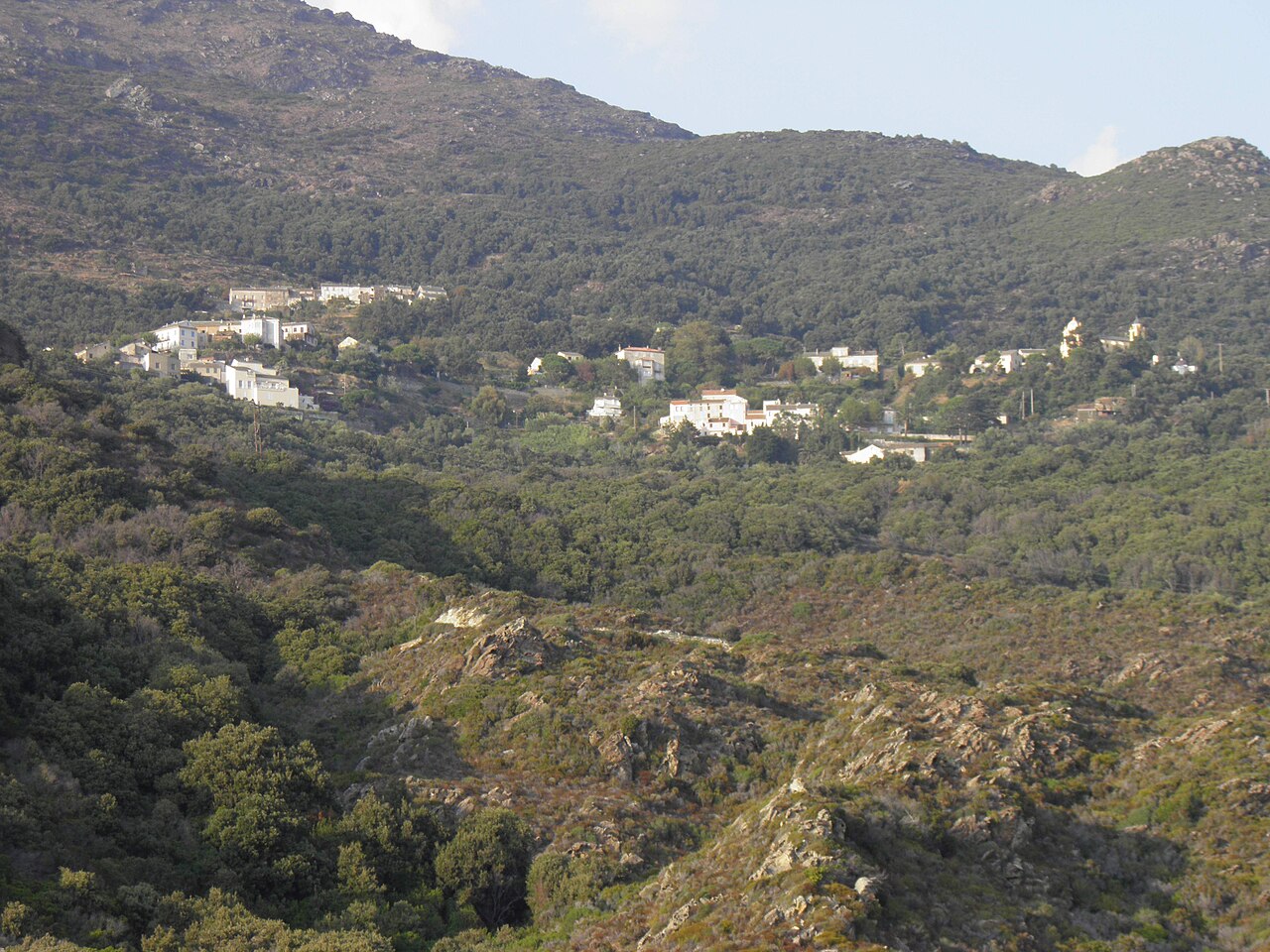 Berglandschap van Corsica